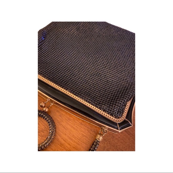 Vintage Glomesh Style Black Evening Bag - Picture 9 of 12